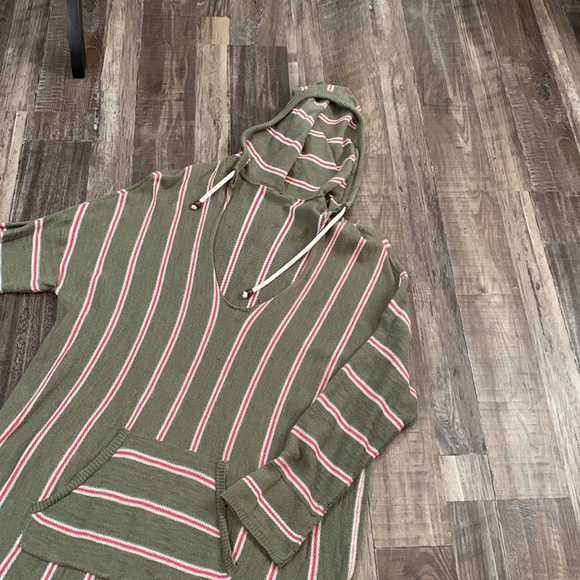 Vintage Hooded Hippie Sweater - Picture 2 of 6